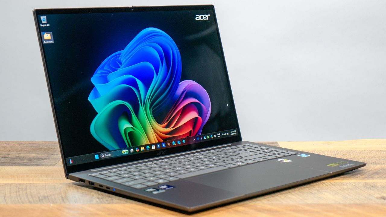 The Acer Swift 16 AI’s touchpad is just too large, but its performance and OLED display won me over