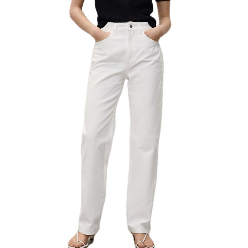 Mango , Matilda Medium Rise Straight Jean