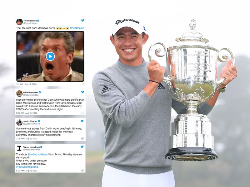 How Social Media Reacted To Collin Morikawa&#039;s PGA Win