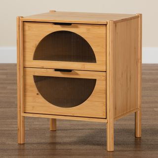 Solid Wood Frame 2 - Drawer End Table with Storage