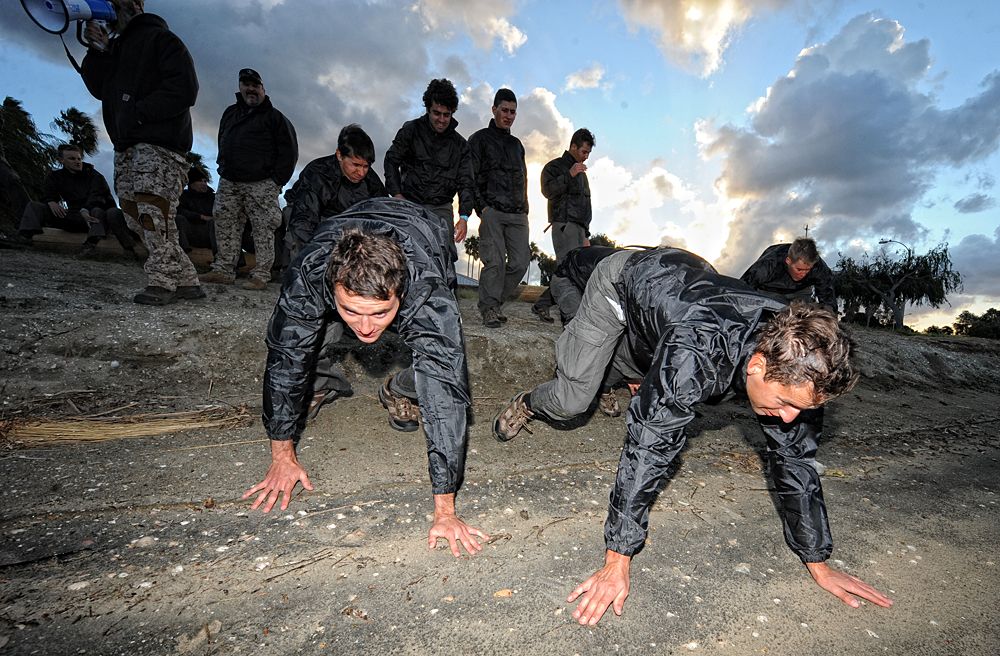 Novo Nordisk riders team-building with former US Navy SEALs