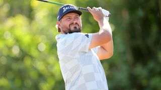 Andrew Novak takes a shot at the Butterfield Bermuda Championship