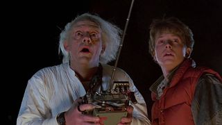 Stillbilde fra filmen Back to the future.