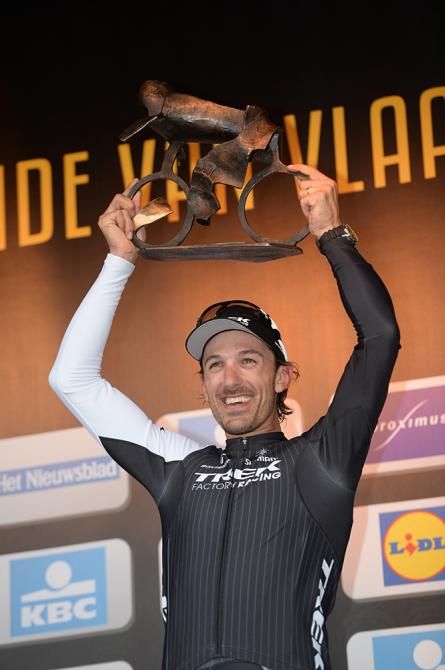 Fabian Cancellara (Trek) champion the 2014 Tour of Flanders