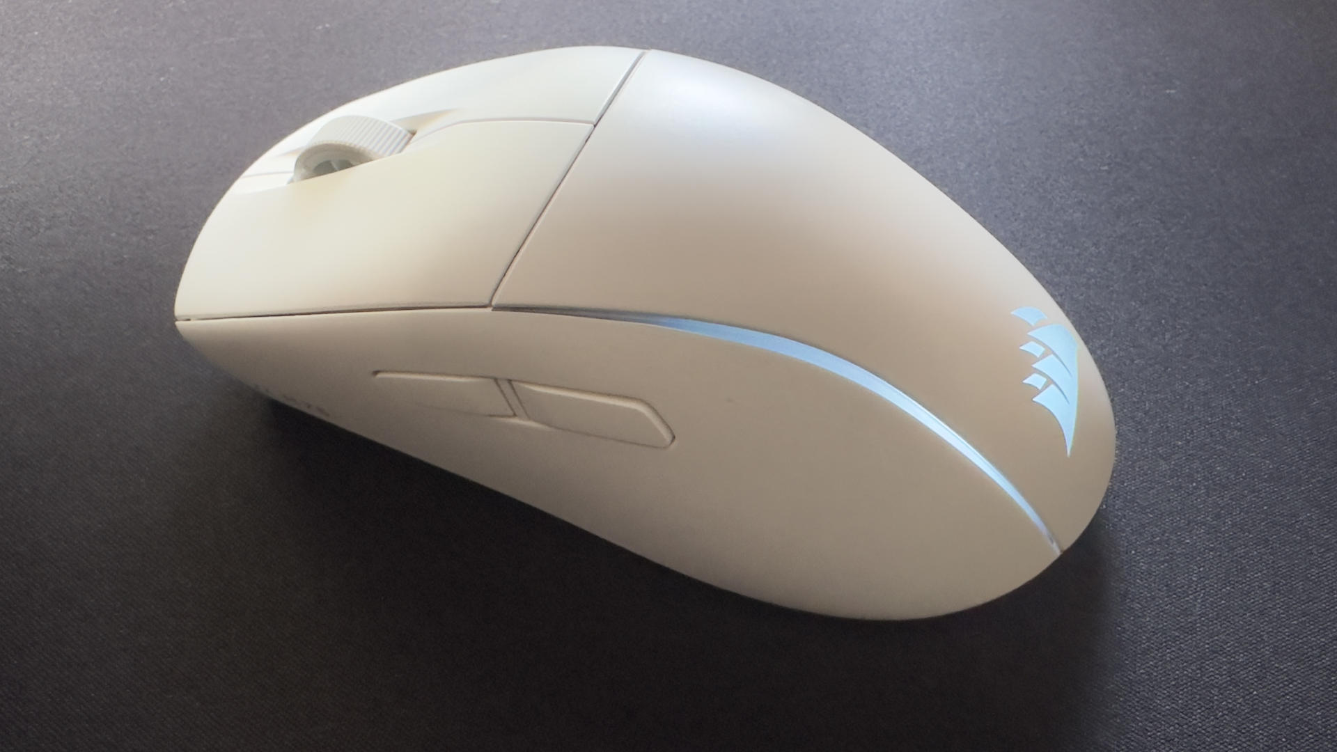 A photo of a Corsair M75 Wireless gaming mouse