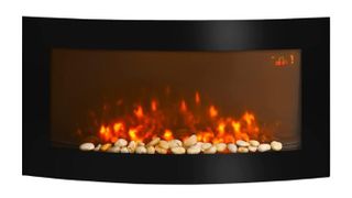 Homcom LED Wall-Mounted Fireplace