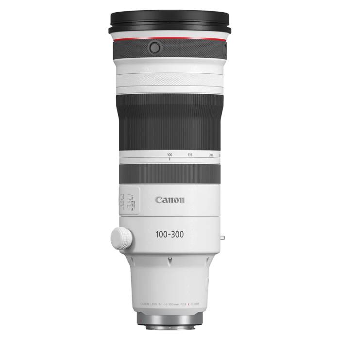 A Canon RF 100-300mm f/2.8 L IS USM lens