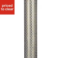 Colours Fret Satin Brass Effect Floor Lamp | was £50, now £32 | save £18