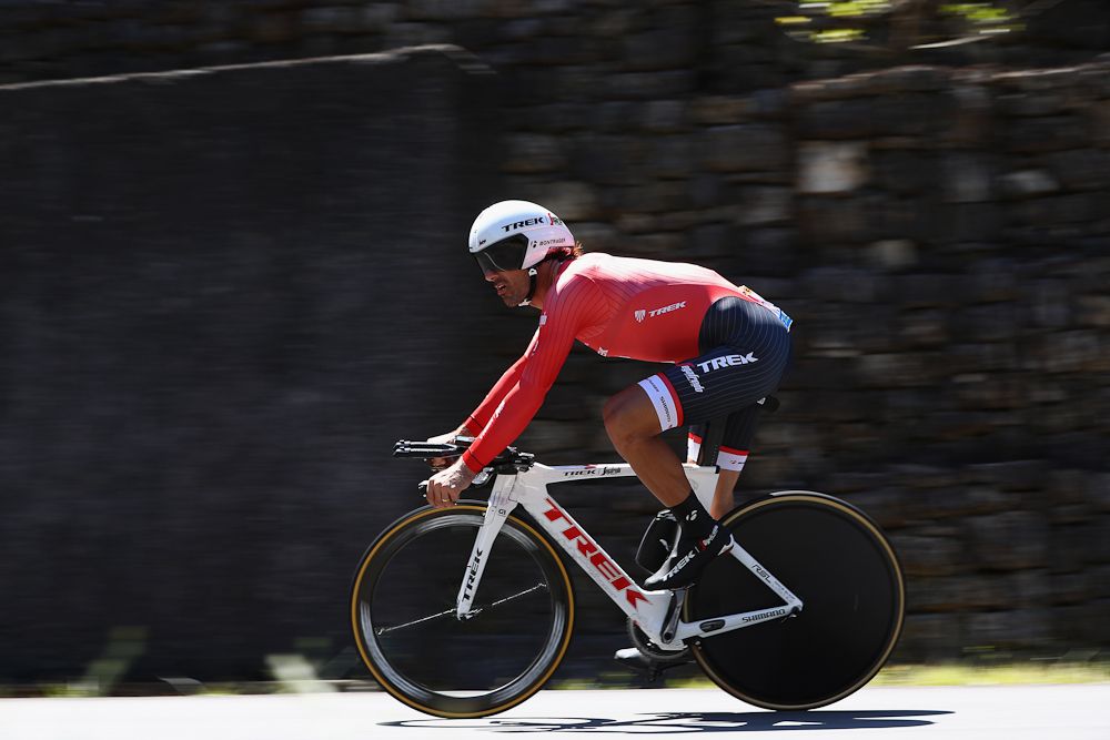 Fabian Cancellara was unable to pull off the win in his second-to-last Tour time trial.