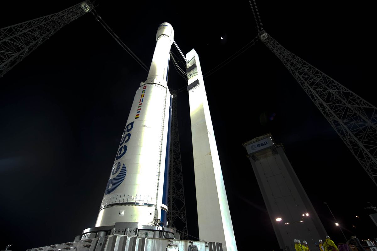 Vega rocket may attempt return to flight with 53-satellite launch tonight. Here's how to watch. - Space.com