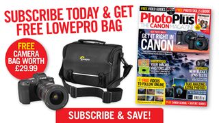 Image for New PhotoPlus: The Canon Magazine issue 214 – free camera bag when you subscribe today!