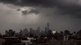 Another spooky-sky image from Brooklyn on Tuesday, Oct. 30, day after Hurricane Sandy.