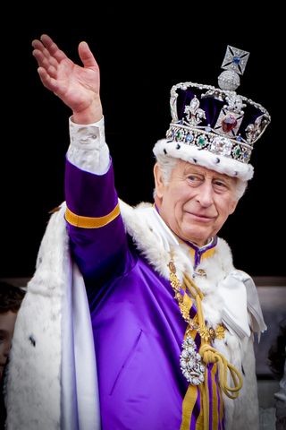 King Charles at the Coronation