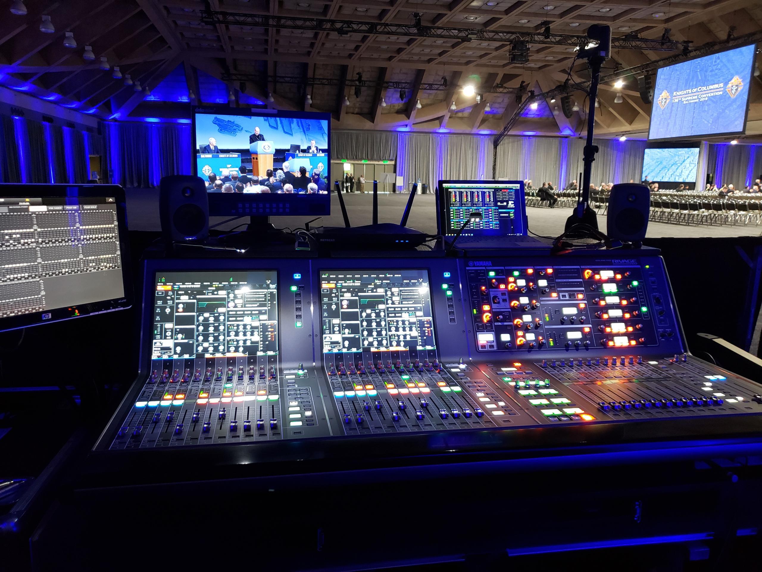 Knights of Columbus Supreme Convention Uses Yamaha PM7