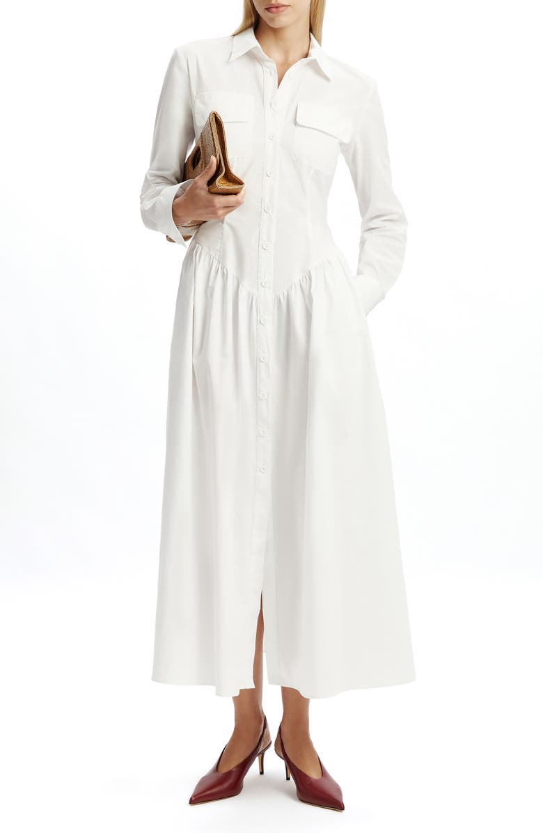 Agatha Fitted Long Sleeve Shirtdress