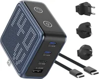 SolidSafe Gangsta Pixel 140w 4-Port GAN Laptop Charger SolidSafe Gangsta Pixel 140w 4-Port GAN Laptop Charger