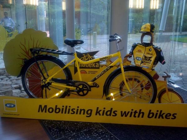 Qhubeka - one of our supporting charities with World Bicycle Relief here in South Africa