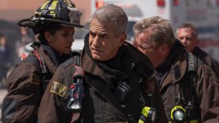 Dermot Mulroney as Chief Pascal in Chicago Fire's Season 13 finale
