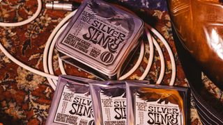 Ernie Ball John Mayer Silver Slinky electric guitar strings