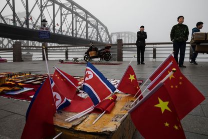 China's border with North Korea