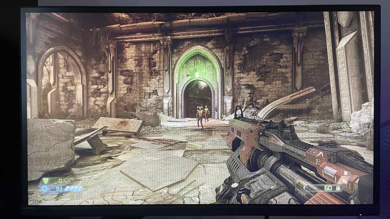 A KTC 25M1 400 Hz gaming monitor, HDR on.