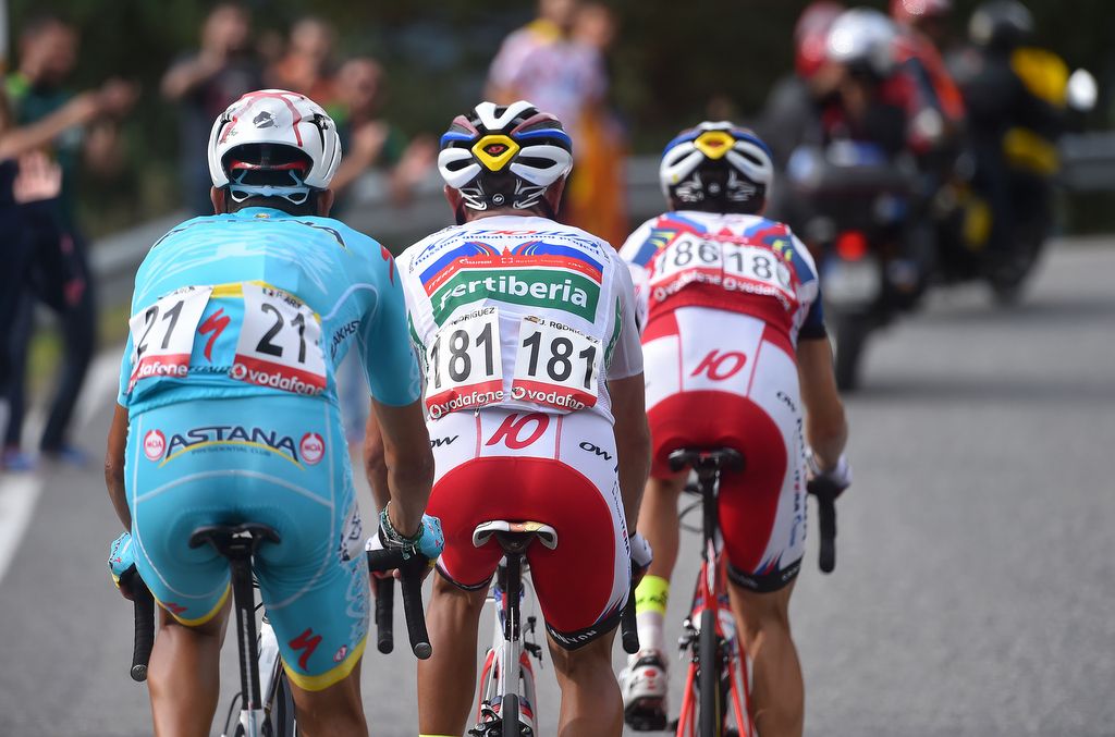Aru, Rodriguez and Moreno ride together
