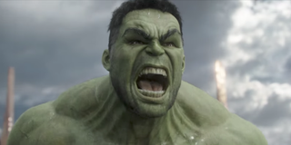 The Hulk roaring