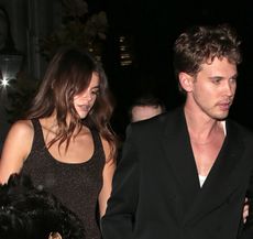 Kaia Gerber and Austin Butler attend the Dune: Part Two premiere afterparty in London, England 2024