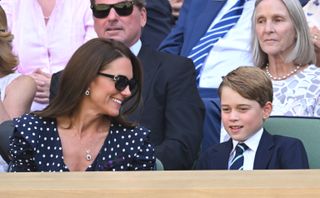 Kate Middleton and Prince George watch Wimbledon