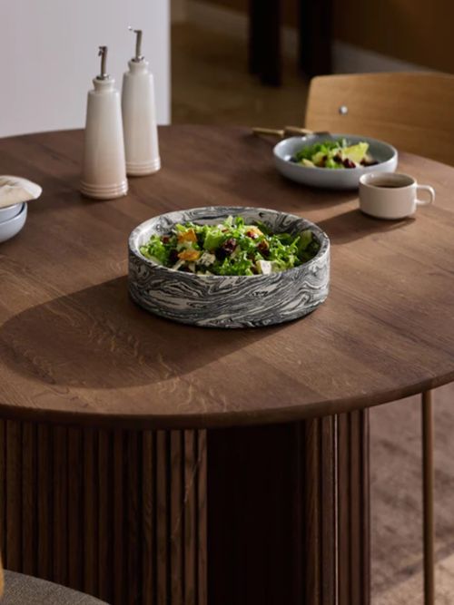 Engineered Marble Serving Bowl Elara