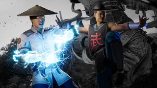 Raiden and Liu Kang in Mortal Kombat 1