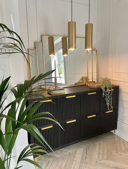 This IKEA hack turns a KALLAX unit into a luxe sideboard | Livingetc