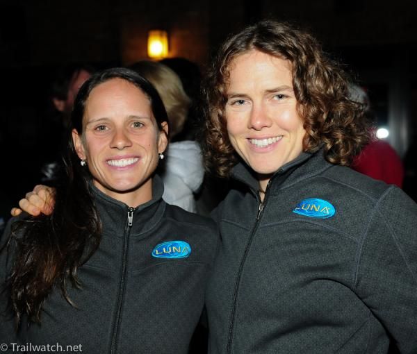 Katerina Nash and Georiga Gould at the number presentation ceremony