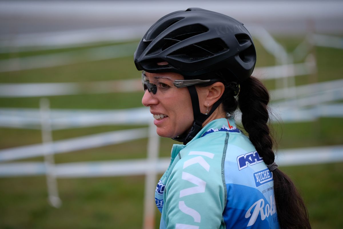 Rebecca Gross (KHS) at the start