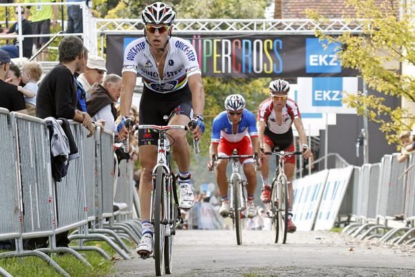World champion Zdenek Stybar at the front.