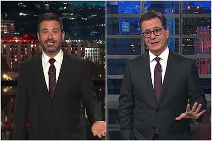 Kimmel and Colbert on Trump free press attacks