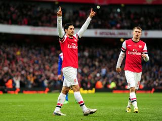 Appointed as captain in 2014, Arteta scored 11 goals from 110 appearances