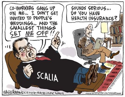 Political cartoon SCOTUS Scalia