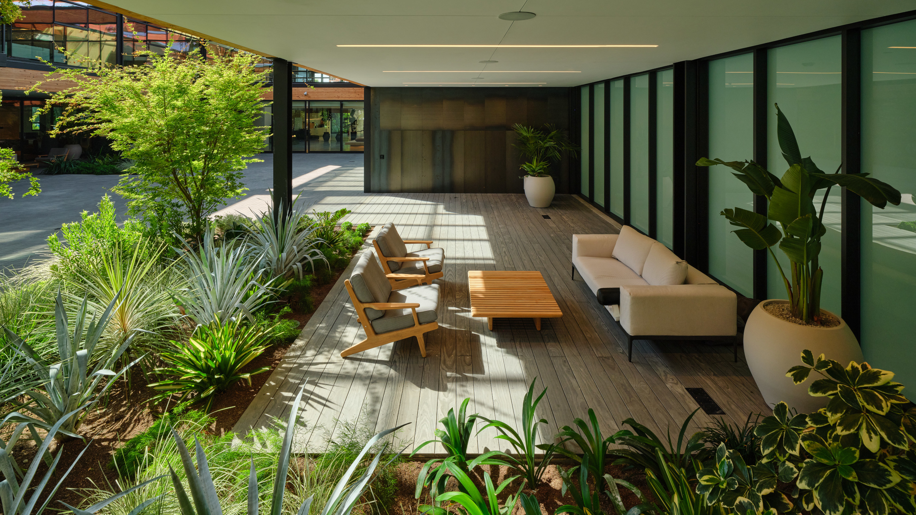 The new studio is characterised by a number of breakout spaces