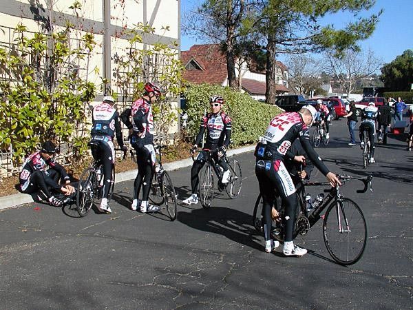 Making sure everything is dialled before heading out on the roads around Solvang