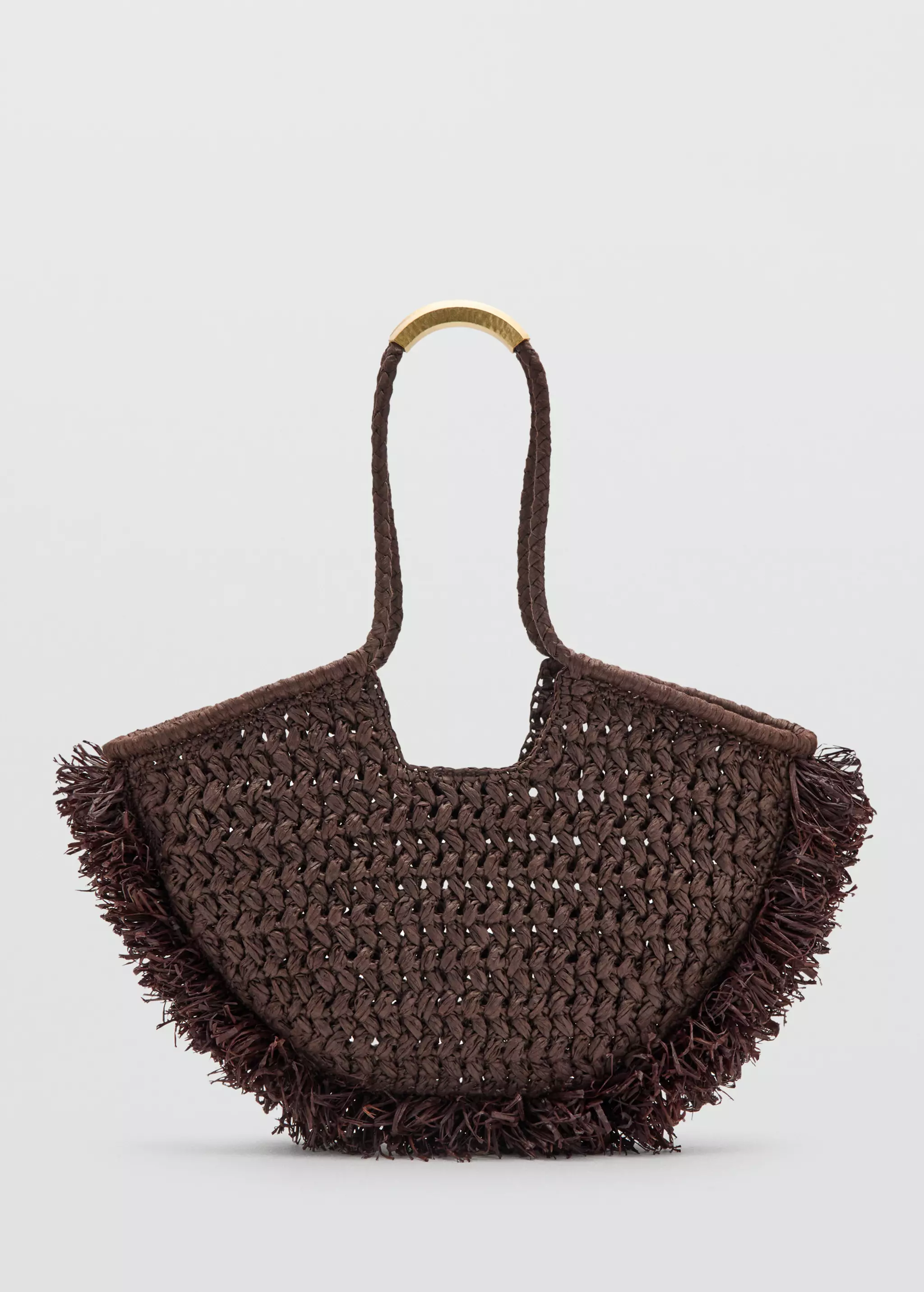 Natural Fibre Shoulder Bag - Women | Mango United Kingdom
