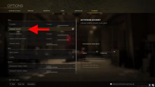 How to change your name in Warzone - an arrow points out the