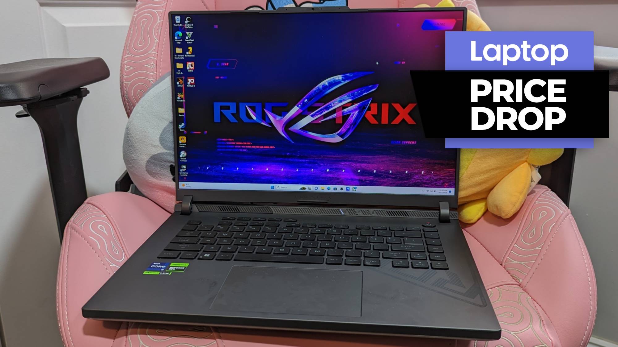 ASUS ROG Strix G16 Gaming Laptop, 16 165Hz Display, Intel Core i7