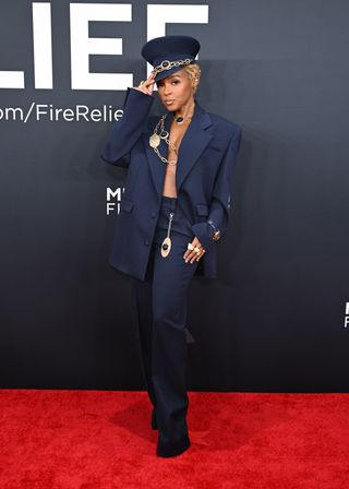 Janelle Monae at the 2025 Grammys