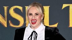 Rebel Wilson at premiere of Tinsel Town on November 27, 2025 in London, England