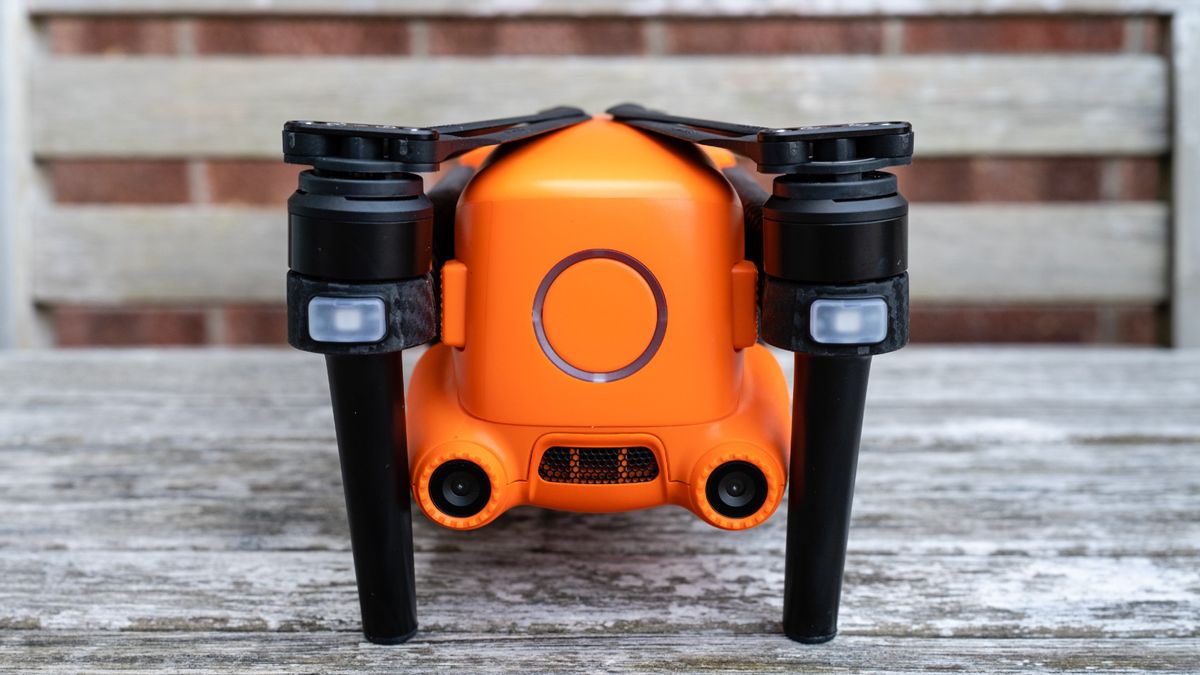 Autel EVO Lite+_Close up of back of drone (folded up).