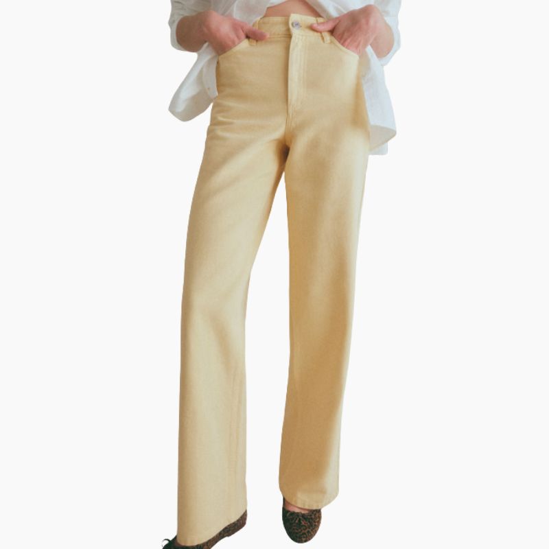 Image of yellow jeans