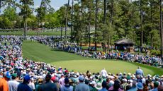 A green during the Par 3 Contest