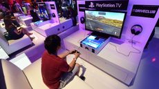Sony Playstation at games fair