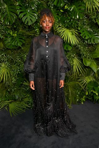 Lupita Nyong'o at the CHANEL and Charles Finch Pre-Oscar Awards Dinner held at The Polo Lounge on March 01, 2025